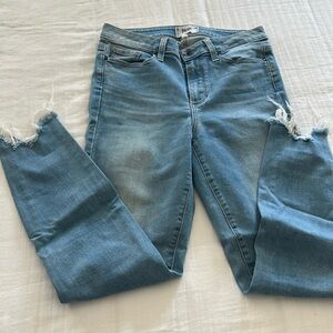 PAIGE Hoxton Ankle Fray. Size 29. Skinny jeans